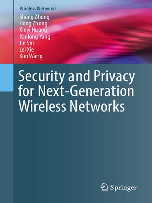 cover image of Security and Privacy for Next-Generation Wireless Networks